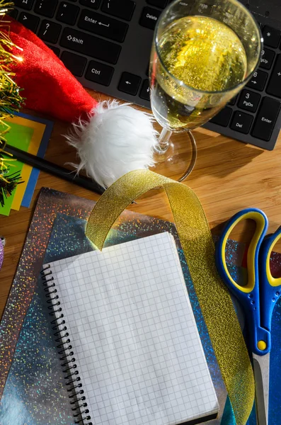 Neues Jahr bei der Arbeit — Stockfoto