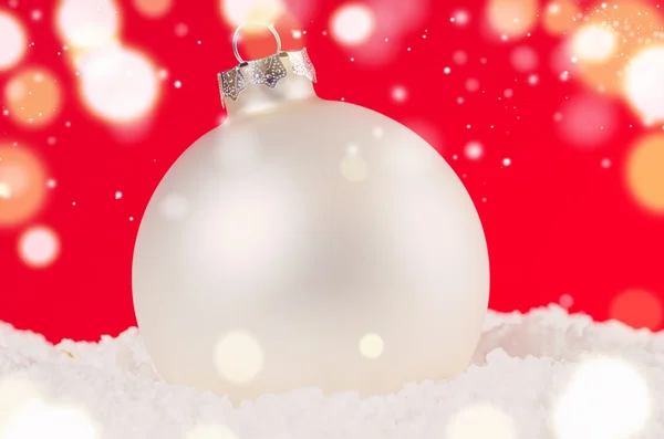 Palla di Natale decorativa — Foto Stock