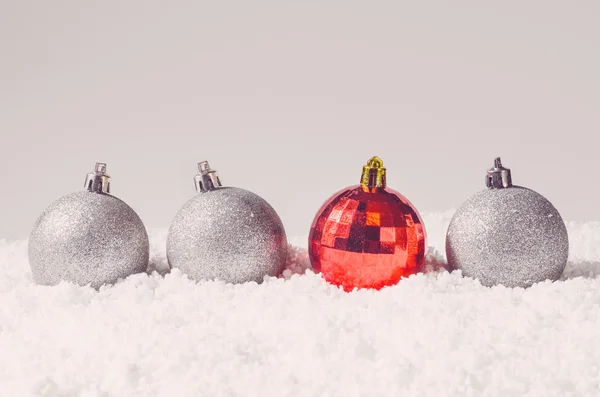 Boules de Noël décoratives — Photo