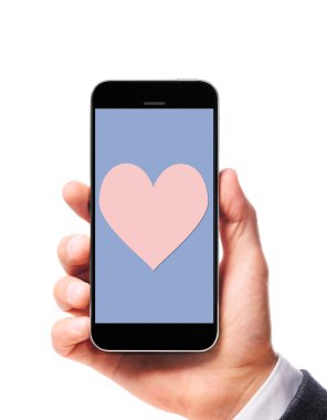 elinde modern smartphone