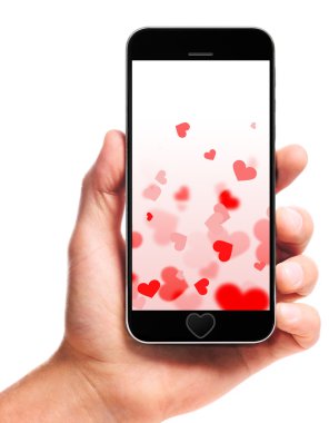 elinde modern smartphone