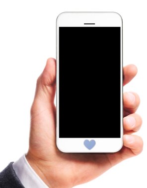 elinde modern smartphone