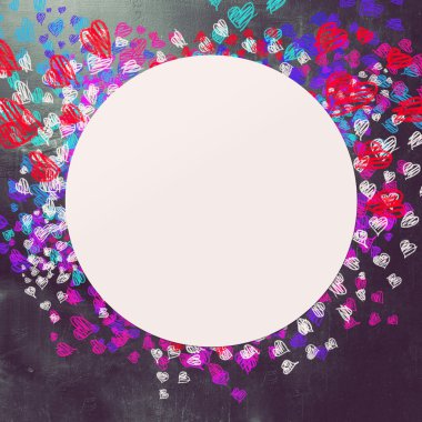 Love and hearts background
