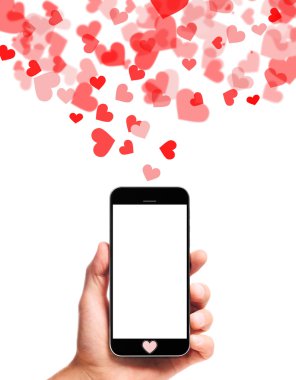 elinde modern smartphone