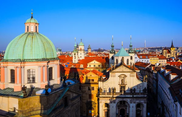 Prague aerial view — Stock Photo, Image