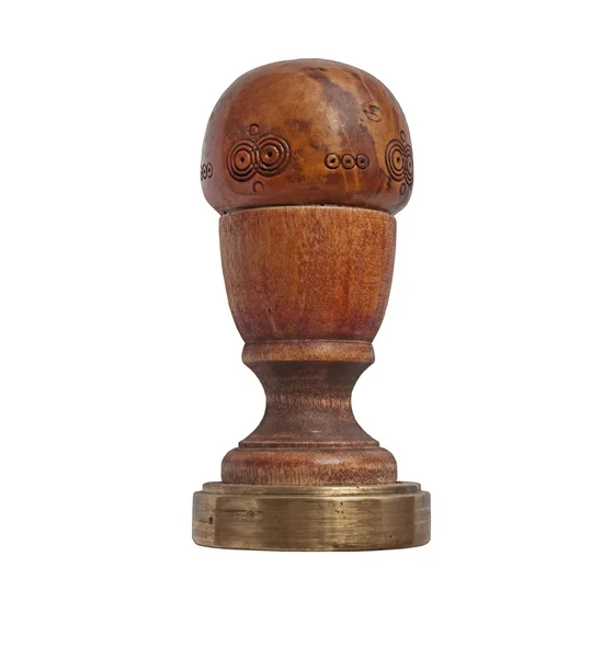 Vintage barista tamper — Stockfoto