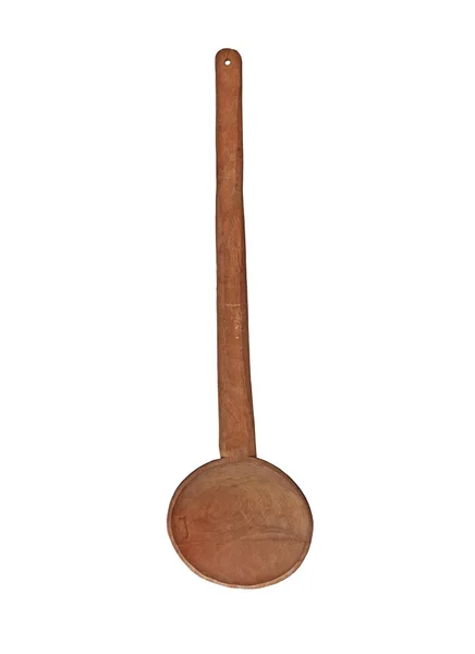Vintage houten pollepel lepel — Stockfoto