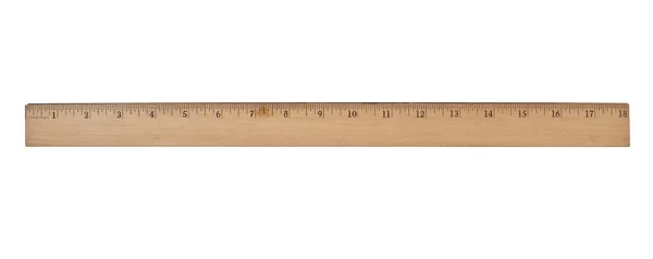 Vintage wooden ruler — Stock Photo, Image