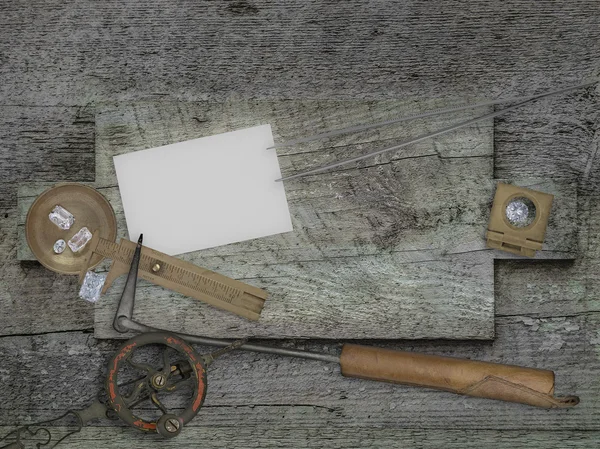 Vintage jeweler tools Stock Image