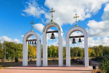 St. Nicholas Katedrali'nin çan kulesine. Valuyki. Rusya