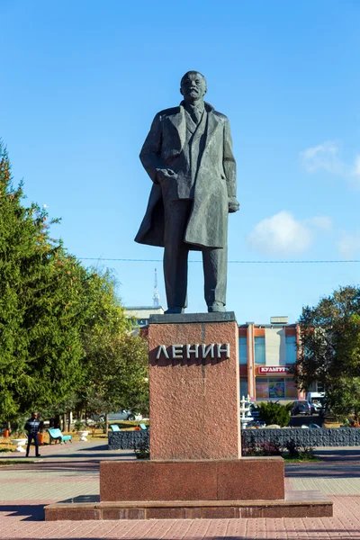 Valuyki'deki Vladimir Lenin Anıtı. Rusya — Stok fotoğraf