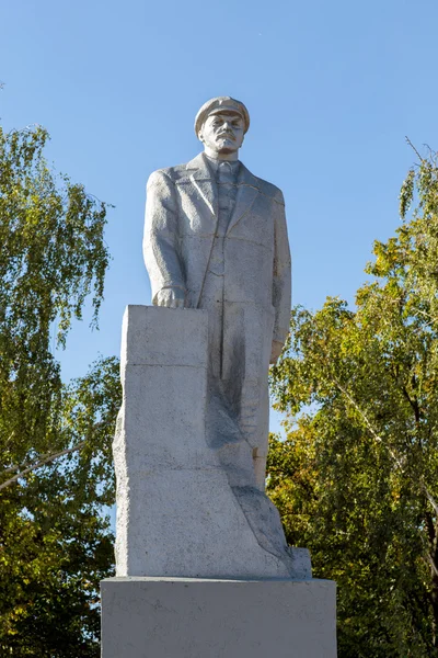Şehir köyü Anna Vladimir Lenin Anıtı, Rusya — Stok fotoğraf