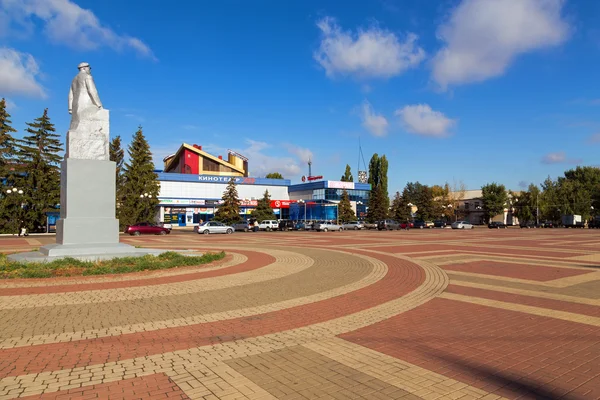 Plaza Lenin en pueblo urbano Anna, Rusia —  Fotos de Stock