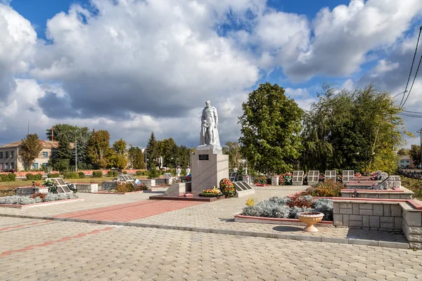 Меморіалу загиблих солдатів. Panino. Росія — стокове фото