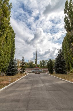 Ölen askerlerin anısına Büyük Vatanseverlik Savaşı. Anna. Rusya