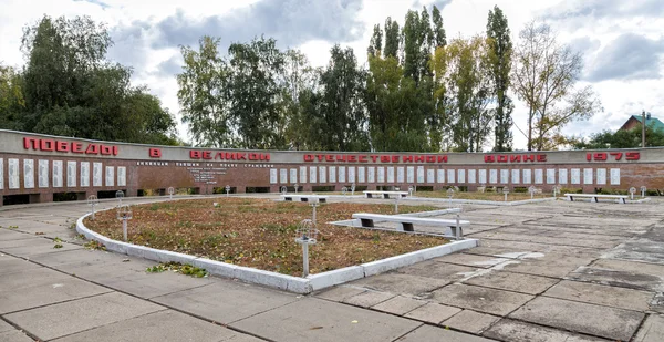 Emlékmű a bukott katonák Nagy Honvédő Háború. Anna. Oroszország — Stock Fotó