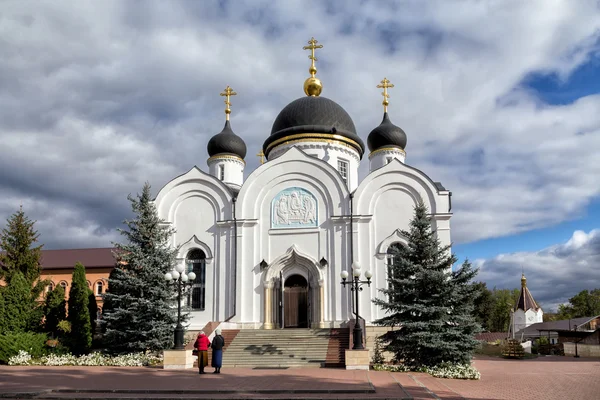 Trinity kathedraal. St. Tichon Transfiguratie klooster. Zadonsk. Rusland — Stockfoto