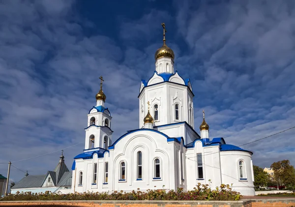 De voorbede van de kerk van de Heilige Maagd. Hlevnoe. Rusland — Stockfoto