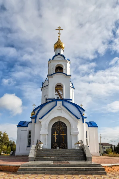 Kyrka förbön av heliga jungfru. Hlevnoe. Ryssland — Stockfoto