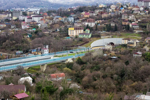 Sochi yolu köprüsü. Rusya — Stok fotoğraf