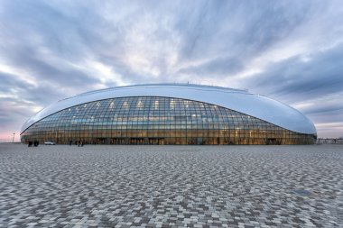 Bolshoy Ice Dome. Olympic Park in Sochi, Russia clipart