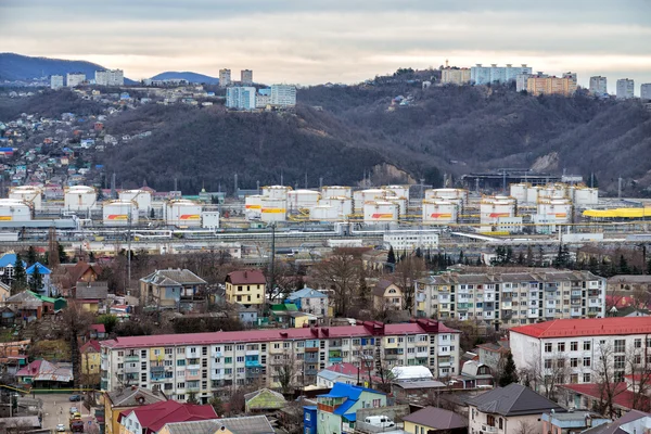 Tuapse raffinaderi. Ryssland — Stockfoto