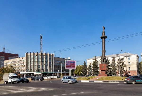 Plechanov square. Lipetsk. Ryssland — Stockfoto