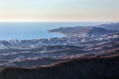 Mount Akhun görüntüleyin. Sochi. Rusya