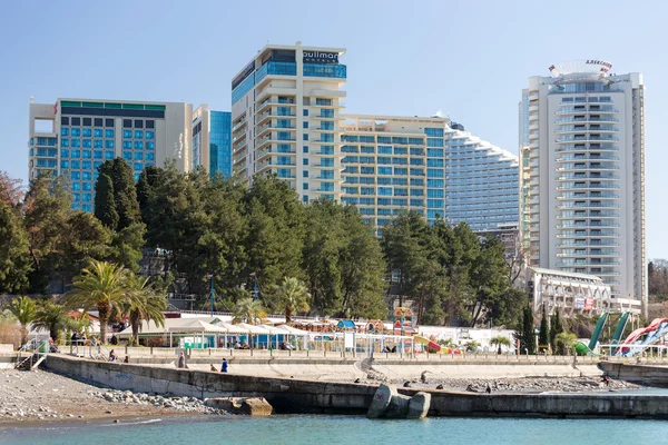 Hotel di lusso moderni. Sochi. Russia — Foto Stock