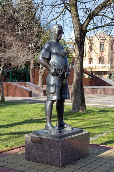 Skulptur-Urlauber. Sotschi. Russland — Stockfoto