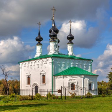 Suzdal. Jerusalem kilise içine giriş 