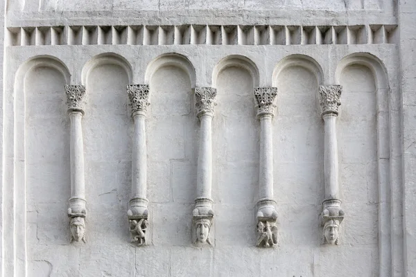 Decorations on walls of Church Intercession of Holy Virgin on Ne — Stock Photo, Image