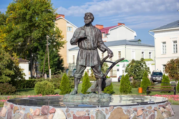 Rusko. Tambov. Památník tambovskiy muzhik — Stock fotografie