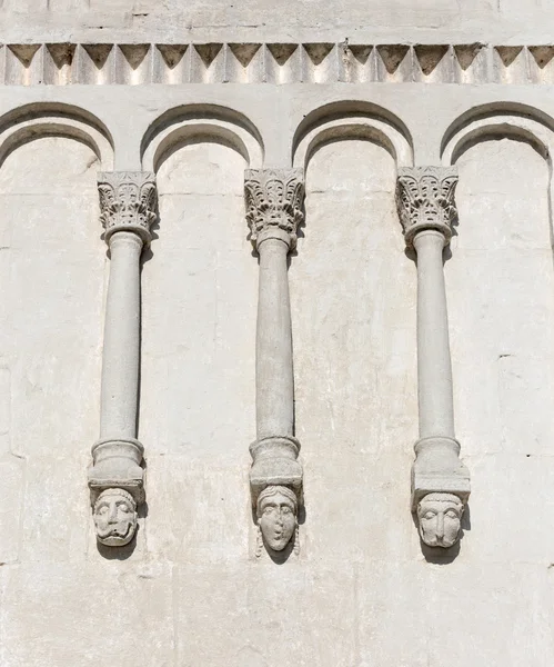 Decorations on walls of Church Intercession of Holy Virgin on Ne — Stock Photo, Image