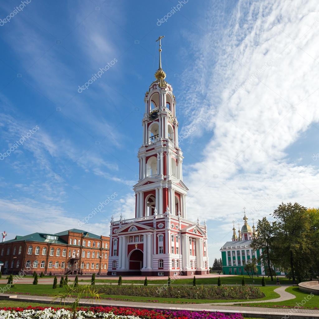 Russia. Tambov city. Bell Tower of Kazan Monastery