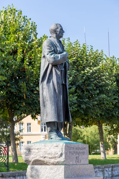 A Rússia. Tambov. Monumento ao compositor Sergei Rachmaninoff — Fotografia de Stock