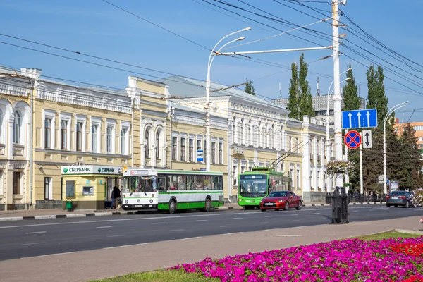 Ryssland. Tambov. Sovetskaya street — Stockfoto