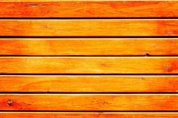 Wooden surface of orange boards — Stock Photo, Image