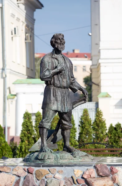 Rusia. Tambov. Monumento tambovskiy muzhik — Foto de Stock