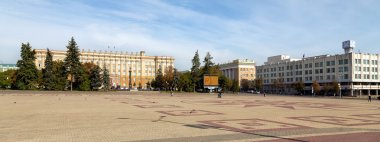 Belgorod 'daki Katedral Meydanı. Rusya