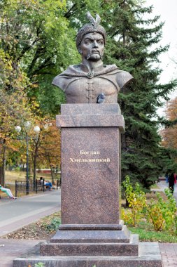 Monument to Bogdan Khmelnitsky. Belgorod. Russia