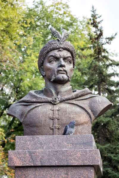 Monument to Bogdan Khmelnitsky. Belgorod. Russia — Stockfoto