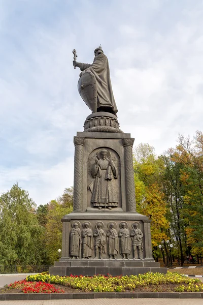 Monument to Vladimir the Great in Belgorod. Russia — стокове фото