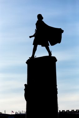 Anıt büyük Peter. Lipetsk. Rusya