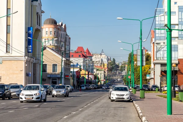 La rue Pervomayskaya. Lipetsk. Russie — Photo