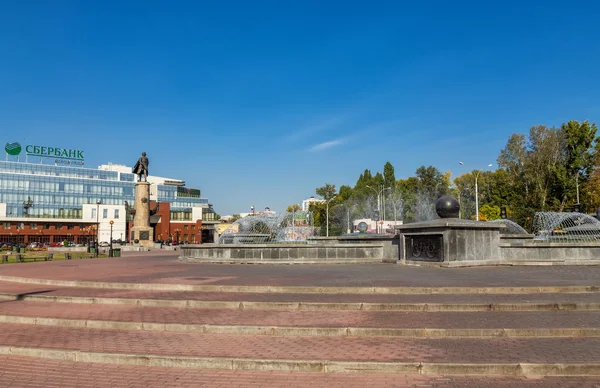 Kare, büyük Petro. Lipetsk. Rusya — Stok fotoğraf