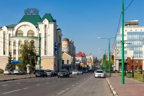 Rua Pervomayskaya. Lipetsk. Rússia — Fotografia de Stock