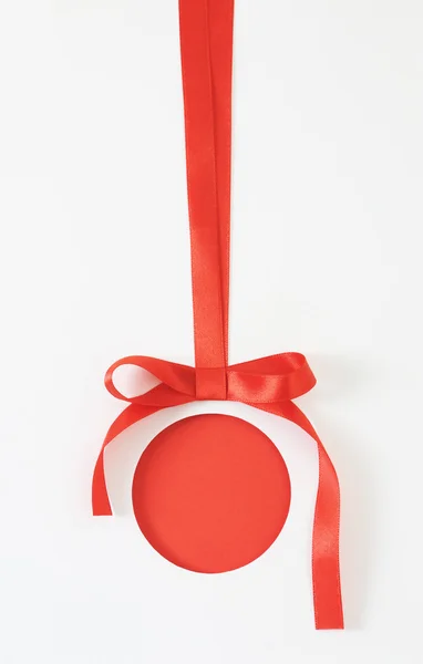 Red Christmas ball. — Stock Photo, Image