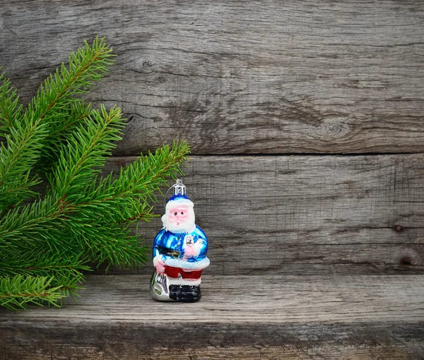 Árbol de Navidad y Santa garras juguete . —  Fotos de Stock