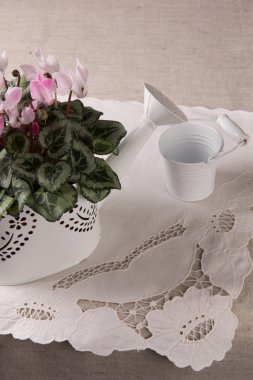 bahar çiçekleri ile natürmort